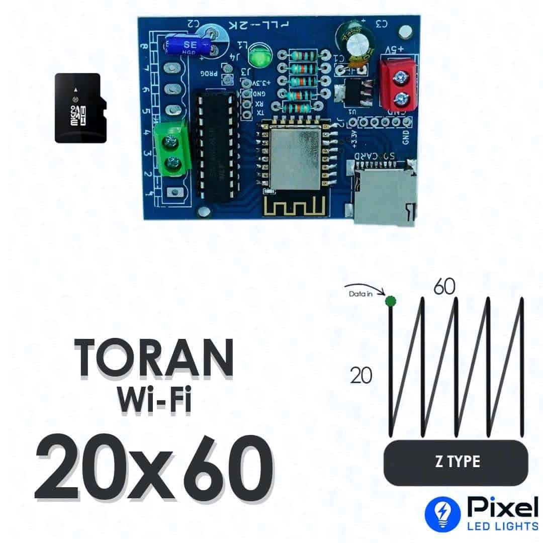 PLL2000 Wi-Fi Controller – 20×60 Toran (Z Type) With 4GB SD Card