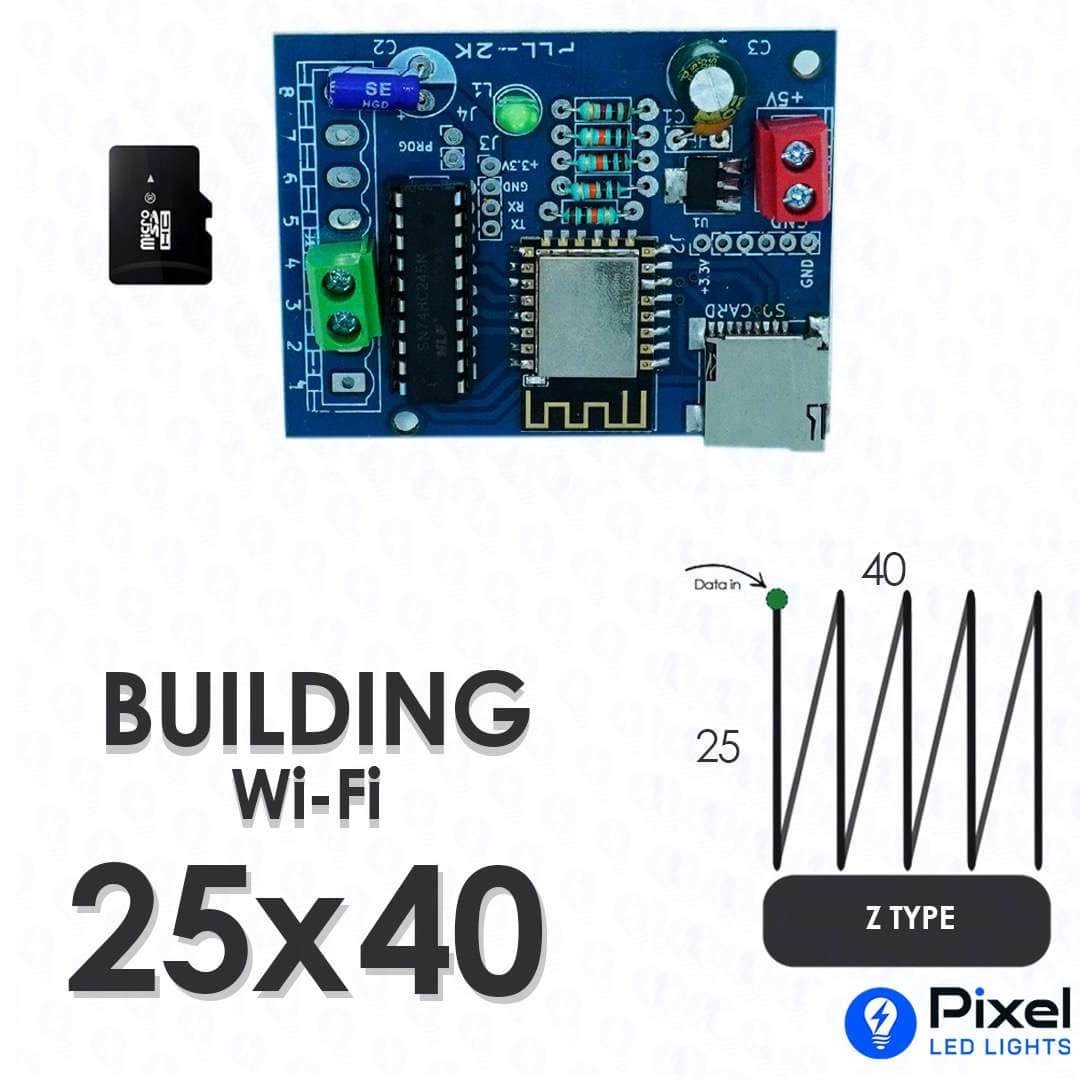 PLL2000 Wi-Fi Controller – 25×40 Building (Z Type) With 4GB SD Card