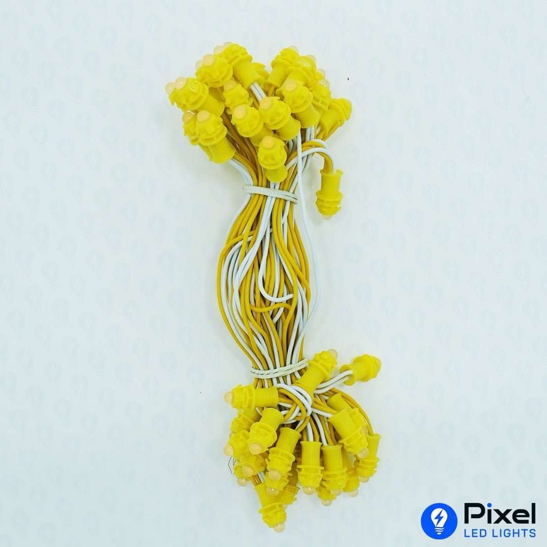 Pixel LED 5inch (Single Color, 50LEDs) 20 Feet Length - Yellow