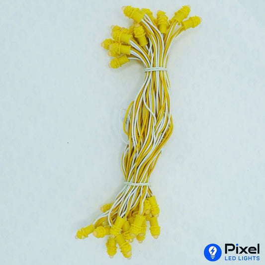 Pixel LED 7inch (Single Color, 50LEDs) 28 Feet Length - Yellow