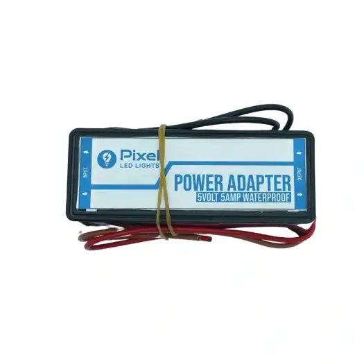 5V 5A Waterproof Adapter – Power Supply for Pixel LEDs, WS2811, WS2812B, and Outdoor Lighting