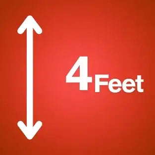 4 feet height