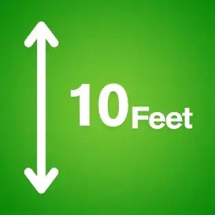 10 feet height