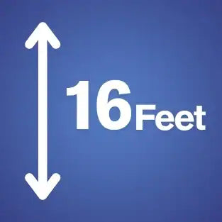 16 feet height
