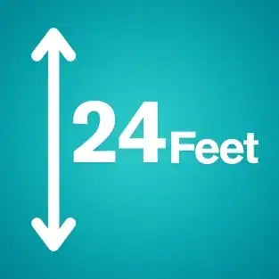 24 feet height