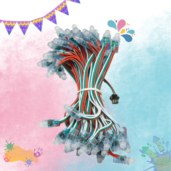 Pixel LED 5inch (Multicolor, WS2811, 50LEDs) 20 Feet Length