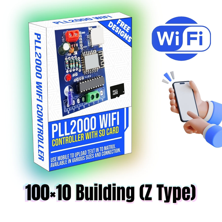 PLL2000 Wi-Fi Controller – 100×10 Building (Z Type) With 4GB SD Card