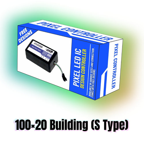 Pixel LED IC Controller for Building S Type 100×20 – 30+ Dynamic Effects