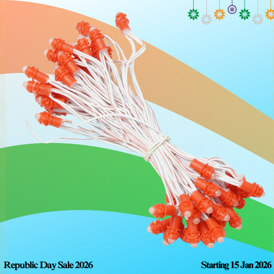 Pixel LED 5inch (Single Color, 50LEDs) 20 Feet Length - Red