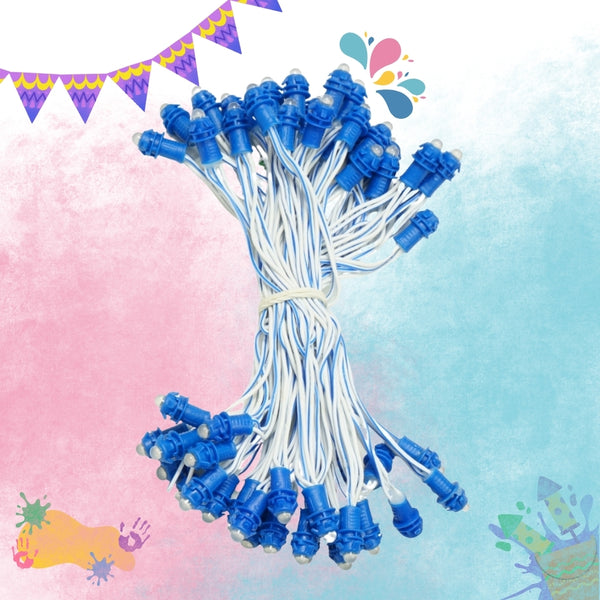 Pixel LED 5inch (Single Color, 50LEDs) 20 Feet Length - Blue