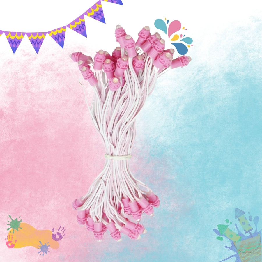 Pixel LED 5inch (Single Color, 50LEDs) 20 Feet Length - Pink