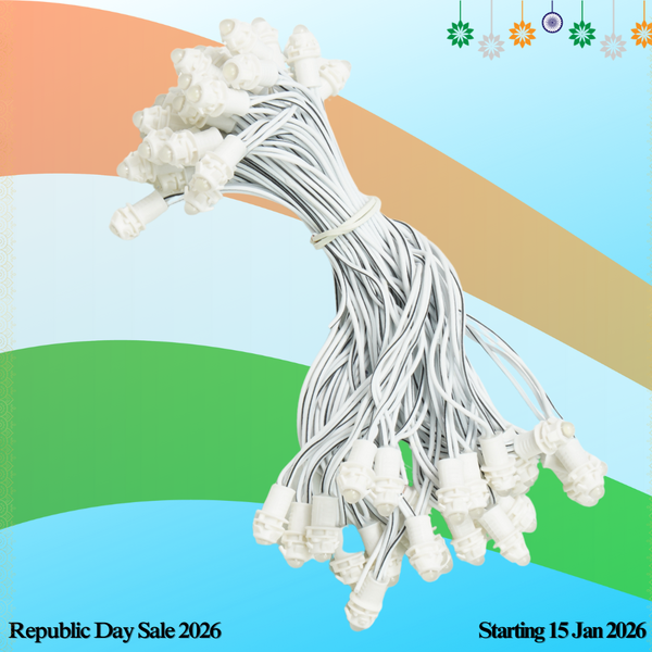 Pixel LED 5inch (Single Color, 50LEDs) 20 Feet Length - White