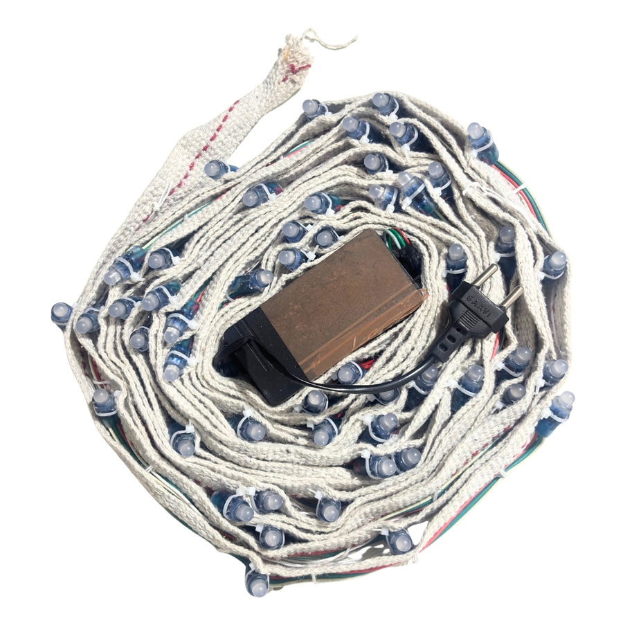 50 LED Niwar Patta Belt - 30 Feet with Adapter, Controller