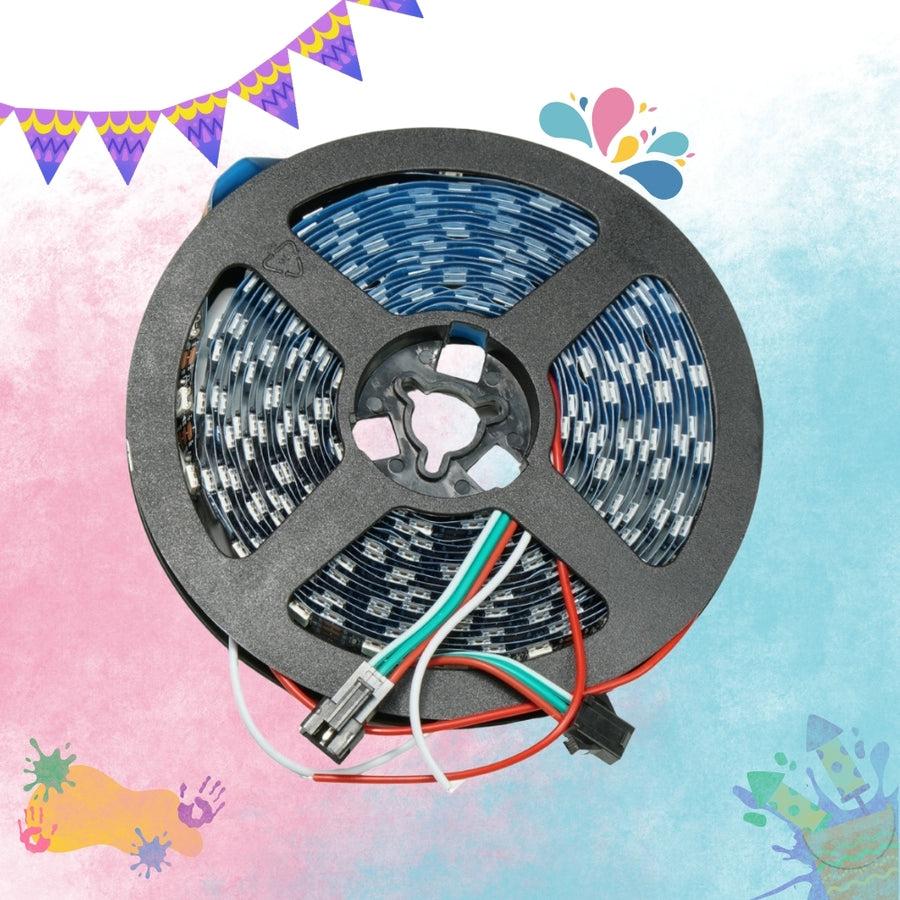 5v WS2812B Addressable Led Strip 60LPM 5meter (Non Waterproof )