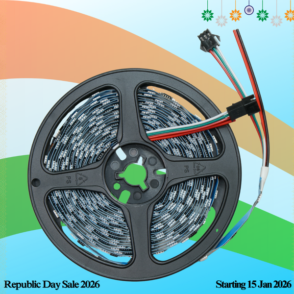 12v WS2811 Addressable Led Strip 60LPM 5meter (Non Waterproof )