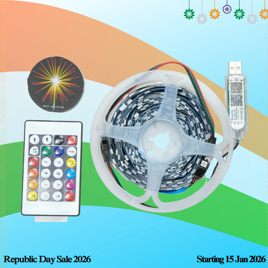 Cracker Tree Strip Set with Bluetooth and Remote Controller