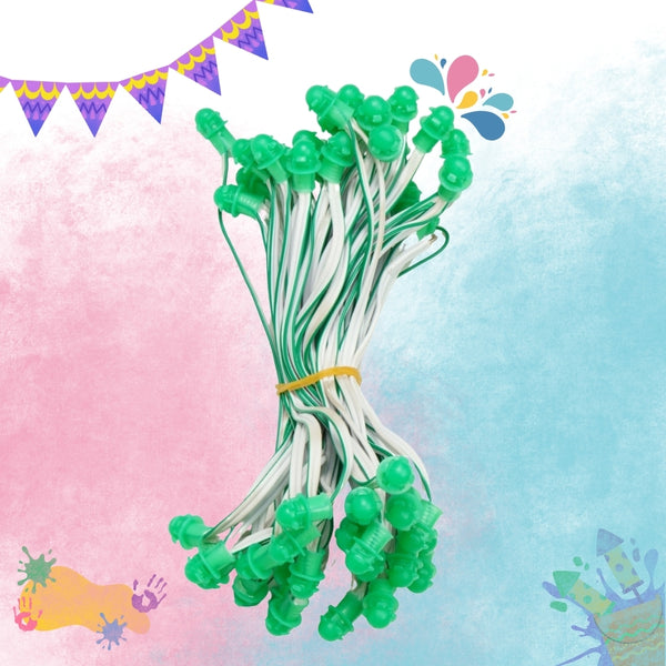 Pixel LED 5inch (Frosted Single Color, 50LEDs) 20 Feet Length - Green