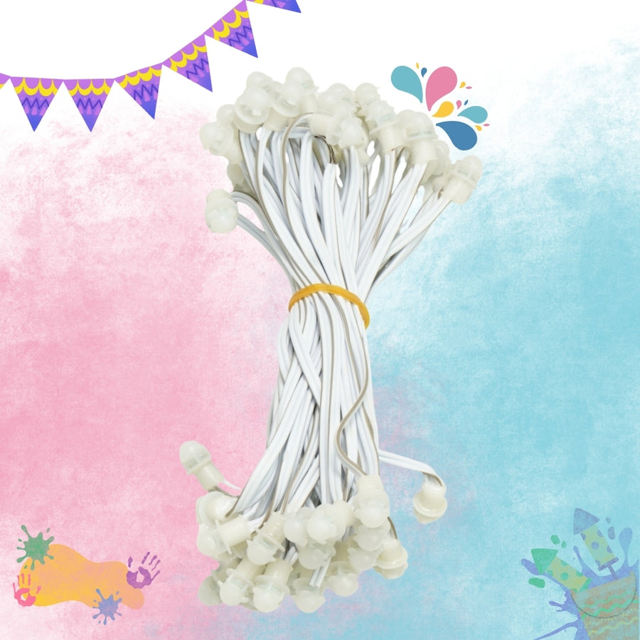 Pixel LED 5inch (Frosted Single Color, 50LEDs) 20 Feet Length - Warm White