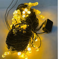 12mm Diamond Cut Warm White Colour Fairy Light For Diwali, Christmas & Festive Decoration (20m)