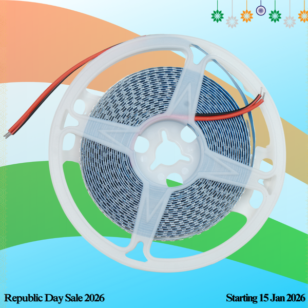 12V LED Strip Light 240 LEDs per Meter – Warm White, Flexible, Energy-Efficient Lighting Solution