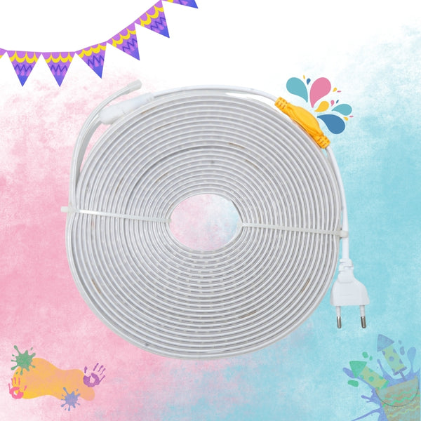 20 Meter LED Rope Light Warm White – Waterproof Cove Light for False Ceiling & Home Decor