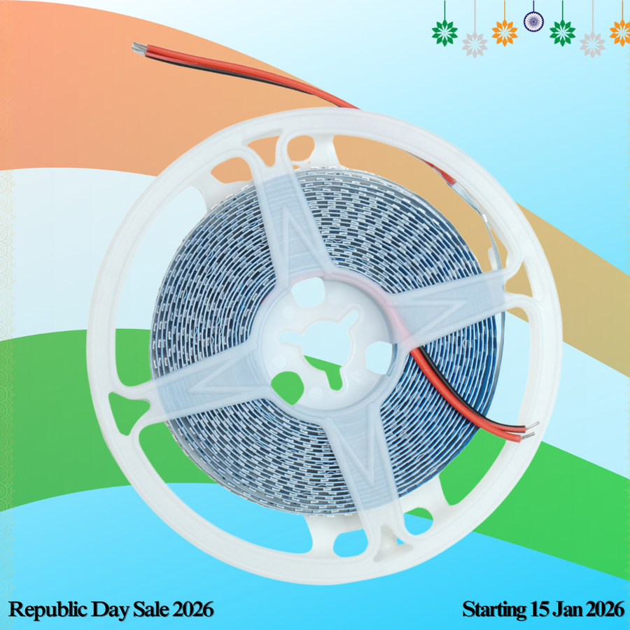 White 12V 240LPM LED Strip Light – 5 Meter Single Color