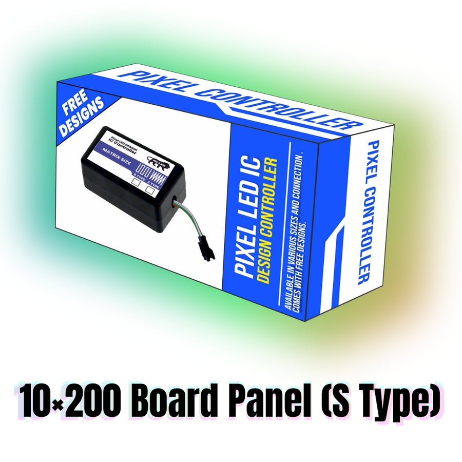 Pixel LED IC Controller for Board Panel S Type 10×200 – 30+ Dynamic Effects