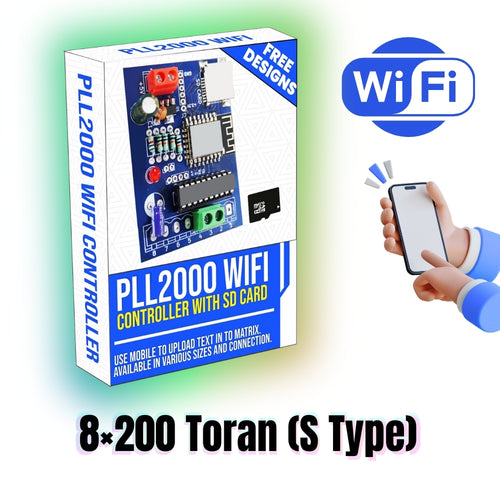 PLL2000 Wi-Fi Controller – 8×200 Toran (S Type) With 4GB SD Card