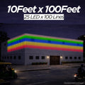 10 Feet × 100 Feet Pixel LED Toran & Building Lights – Wedding Decoration Setup