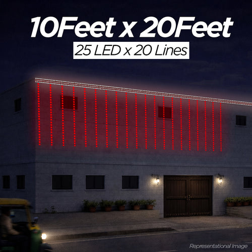 10Feet x 20Feet Single Colour 12 mm SMD Toran For Decorations