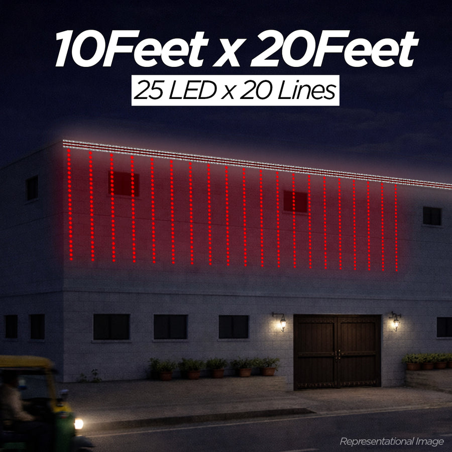 10Feet x 20Feet Single Colour 12 mm SMD Toran For Decorations