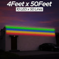 4 Feet × 50 Feet Pixel LED Toran & Building Lights – Wedding Decoration Setup