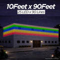 10 Feet × 90 Feet Pixel LED Toran & Building Lights – Wedding Decoration Setup