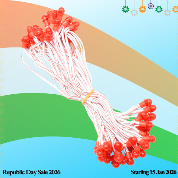 Pixel LED 7inch (Frosted Single Color, 50LEDs) 28 Feet Length – Red