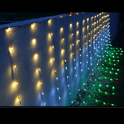 Tiranga LED Toran 6x20 Feet – Tricolor Decoration for 15 August 26 January – With Power Adapter