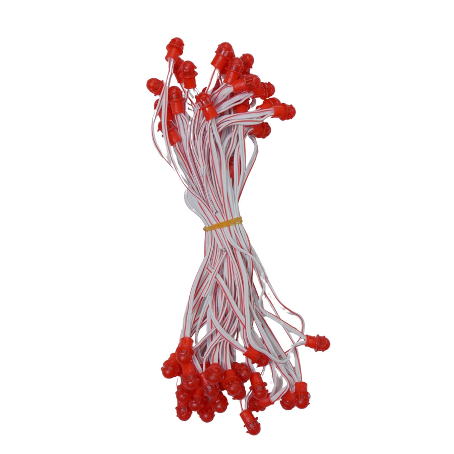Pixel LED 7inch (Frosted Single Color, 50LEDs) 28 Feet Length – Red