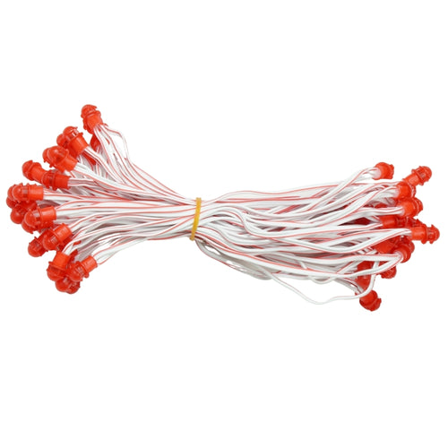 Pixel LED 7inch (Frosted SMD, Single Color, 50 LEDs) 28 Feet Length – Red | Pure Copper Wire