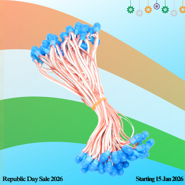 Pixel LED 7inch (Frosted Single Color, 50LEDs) 28 Feet Length – Blue