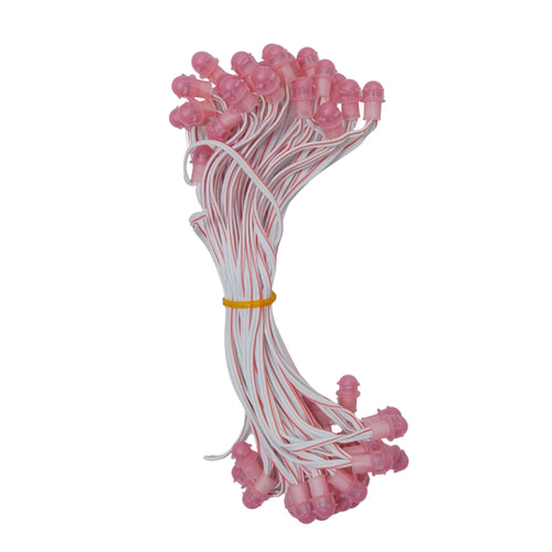 Pixel LED 7inch (Frosted Single Color, 50LEDs) 28 Feet Length – Pink