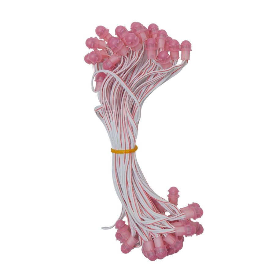 Pixel LED 7inch (Frosted Single Color, 50LEDs) 28 Feet Length – Pink