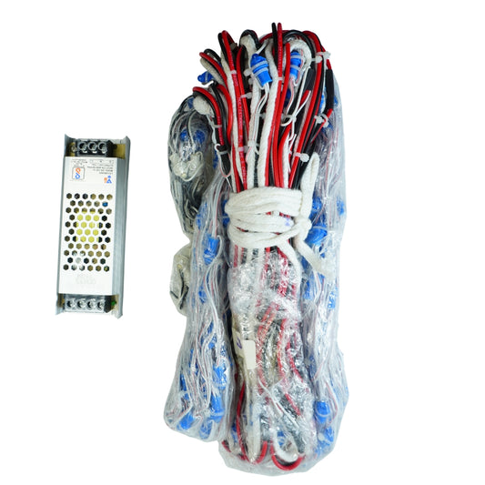 4x30 Feet Blue Single Color 9mm High Brightness Toran LED Decoration Lights With White Drop Design