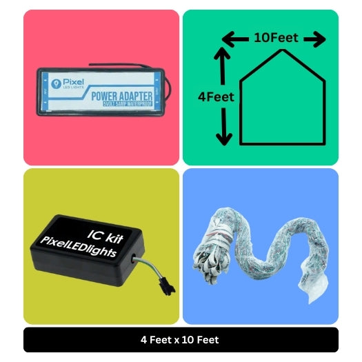 4x10 Feet Toran LED Decoration Lights – Festive Lighting for Wedding, Home Events