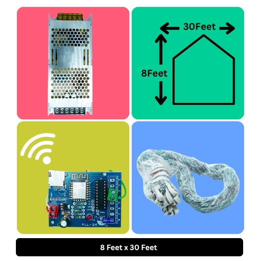 8x30 Feet Toran LED Decoration Wi-Fi Lights – Smart Festive Lighting for Wedding, Home Events