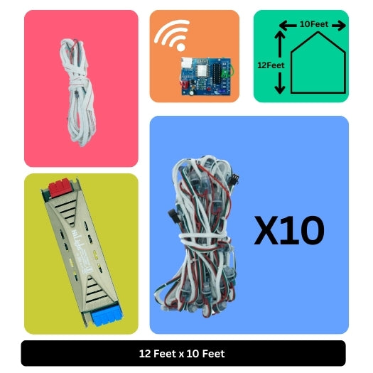 12x10 Feet Toran LED Decoration Wi-Fi Lights – Smart Festive Lighting for Wedding, Home Events