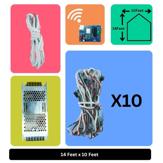 14x10 Feet Toran LED Decoration Wi-Fi Lights – Smart Festive Lighting for Wedding, Home Events