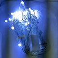 8mm White LED Decorative String Lights for Diwali, Christmas & Festive Decoration (15m)