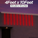 Pixel LED Toran 4Feet x 10Feet Single Colour | 9MM & SMD (7 Colours)