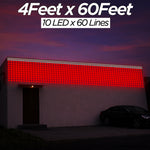 Pixel LED Toran 4Feet x 60Feet Single Colour | 9MM & SMD (7 Colours)