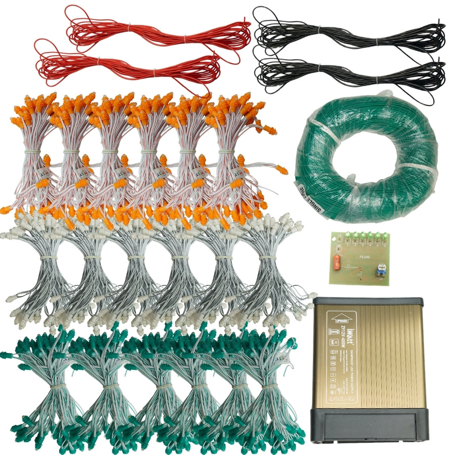 Buy Tiranga LED Setup Raw Material Kit for Decoration & Installation