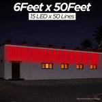 Pixel LED Toran 6Feet x 50Feet Single Colour | 9MM & SMD (7 Colours)